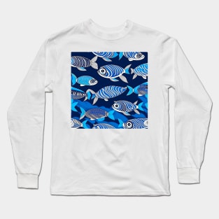 [AI Art] Plenty of fish in the sea Long Sleeve T-Shirt